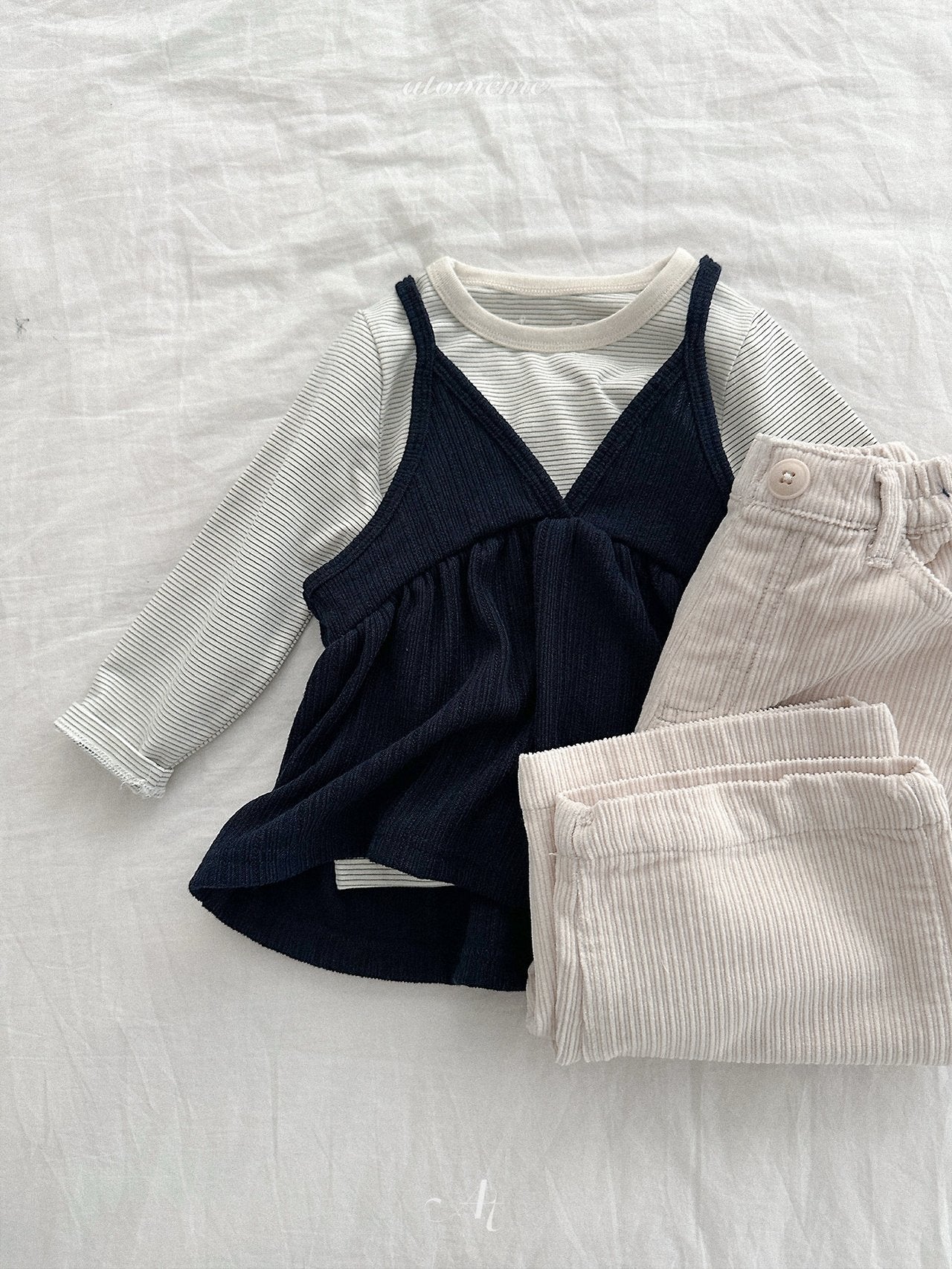 ［atomeme］Moen Stripe Tee