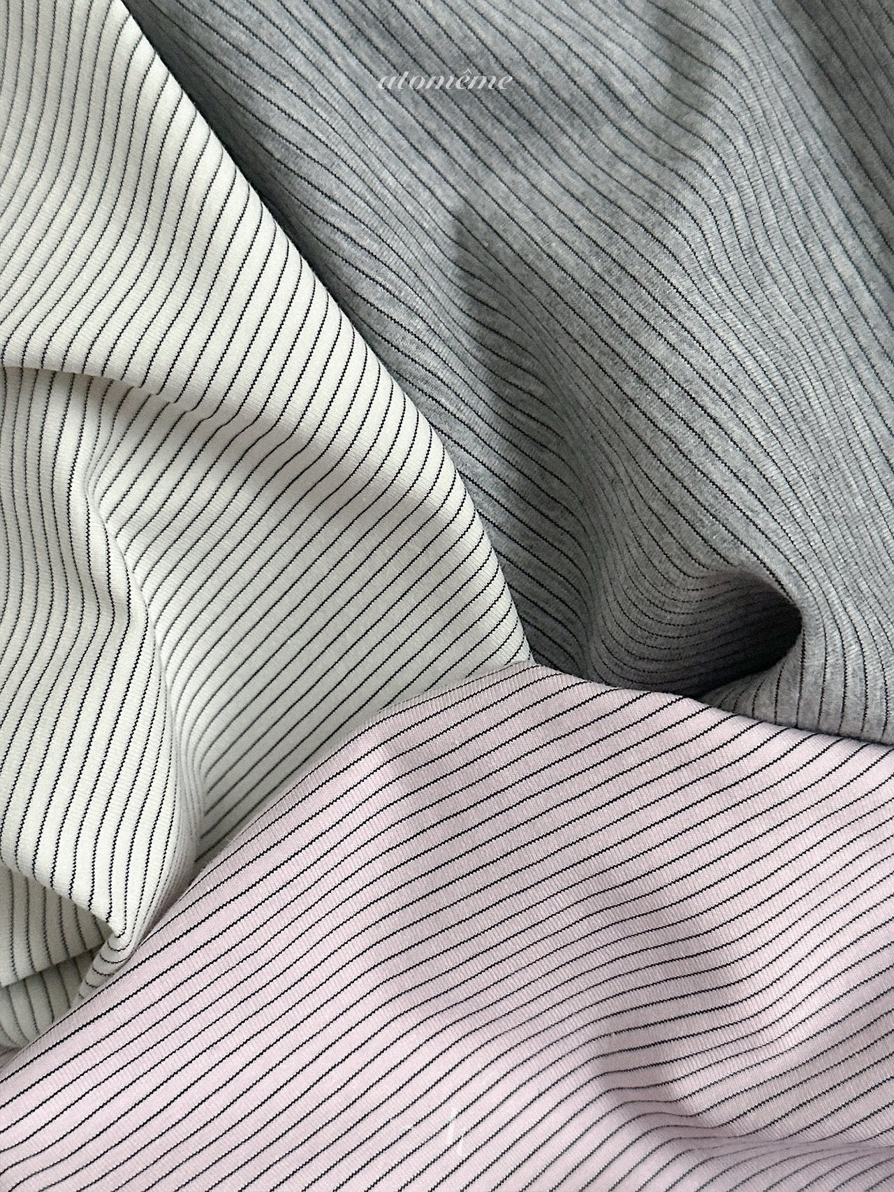 ［atomeme］Moen Stripe Tee