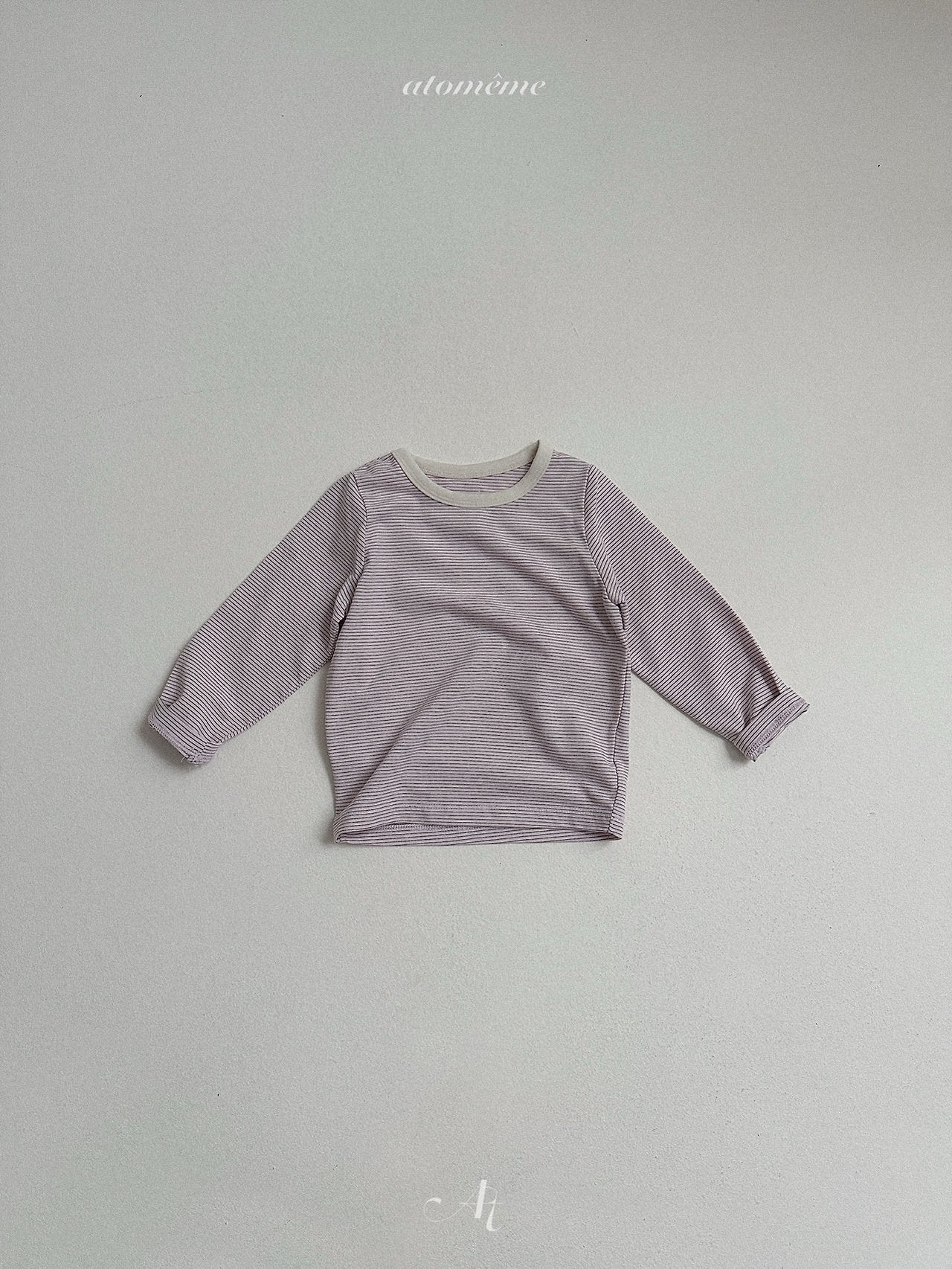 ［atomeme］Moen Stripe Tee