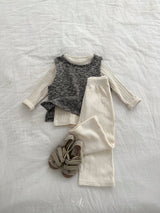 ［atomeme］Nut Wool Vest