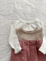［atomeme］Nut Wool Vest