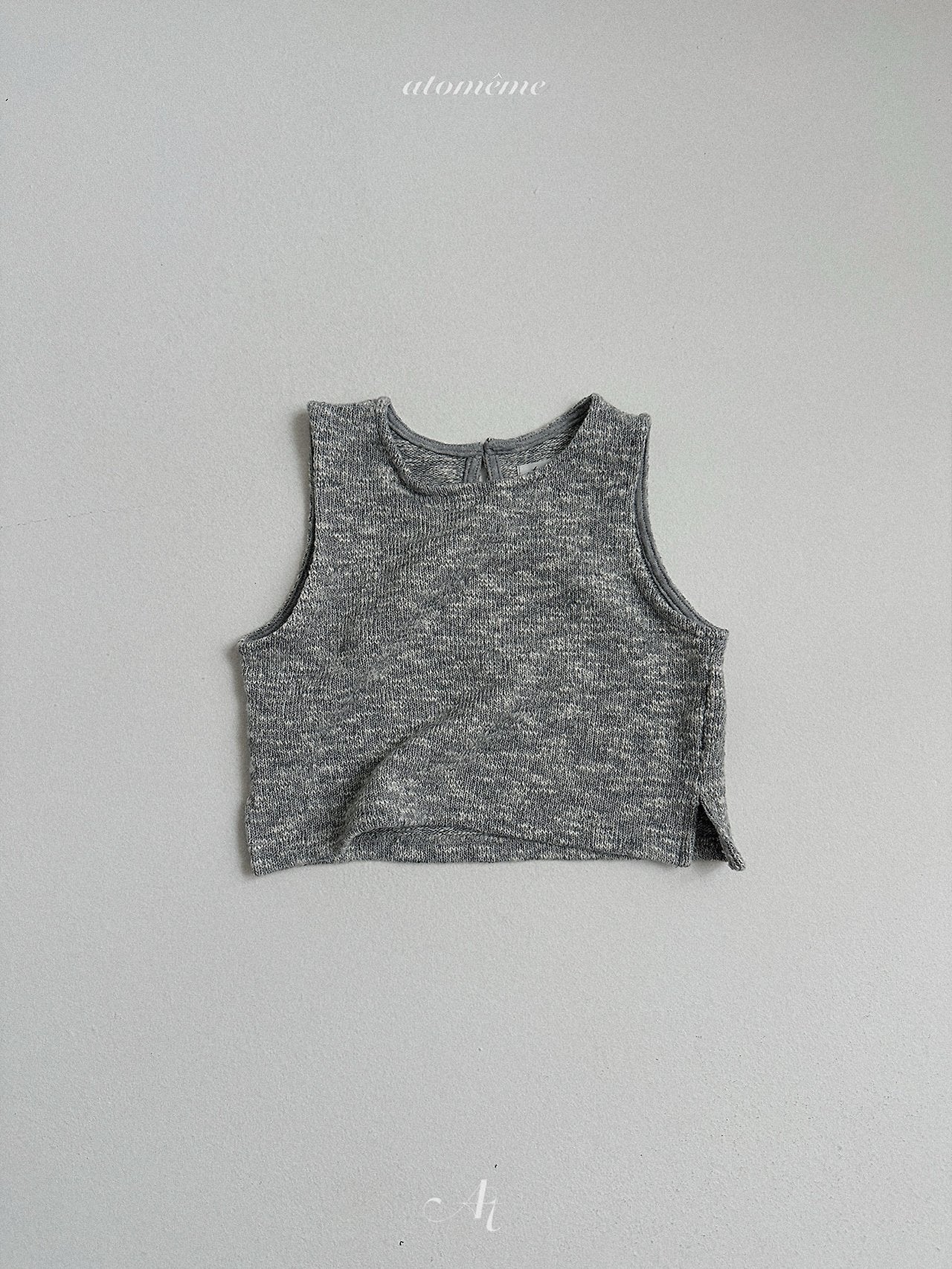 ［atomeme］Nut Wool Vest