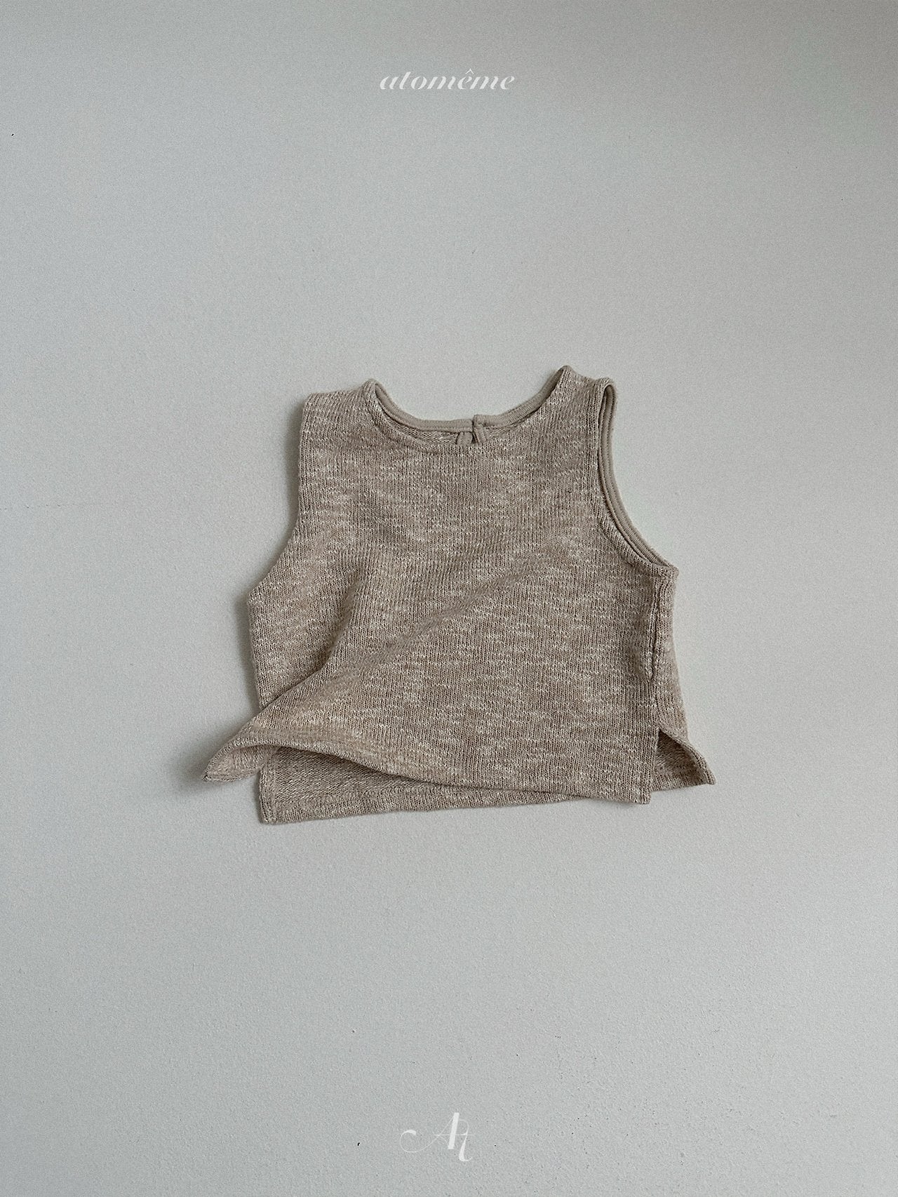 ［atomeme］Nut Wool Vest