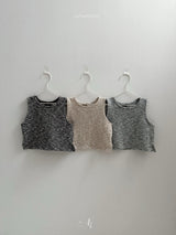 ［atomeme］Nut Wool Vest