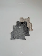 ［atomeme］Nut Wool Vest