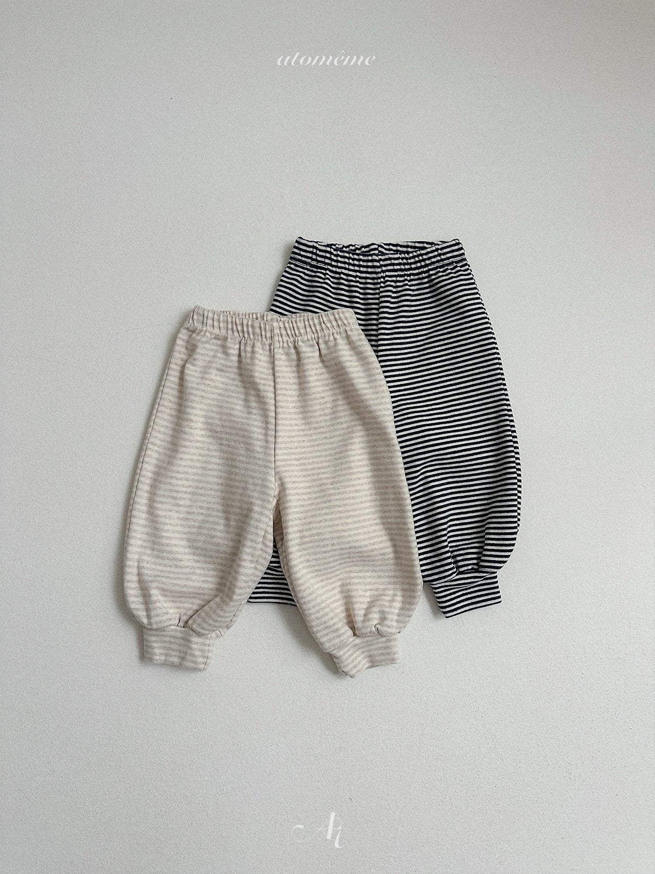 ［atomeme］Bunny Stripe Pants