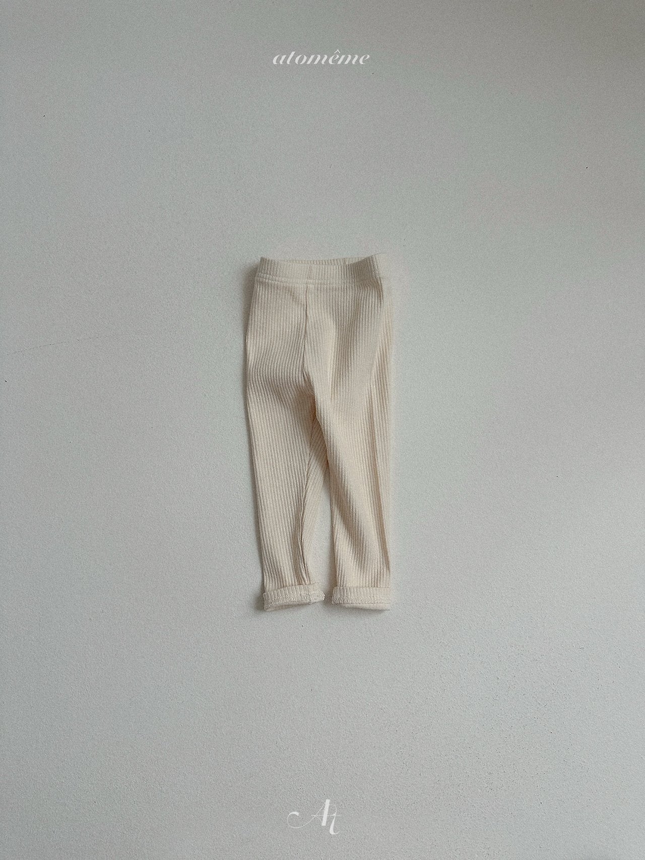 ［atomeme］Milky Rib Leggings