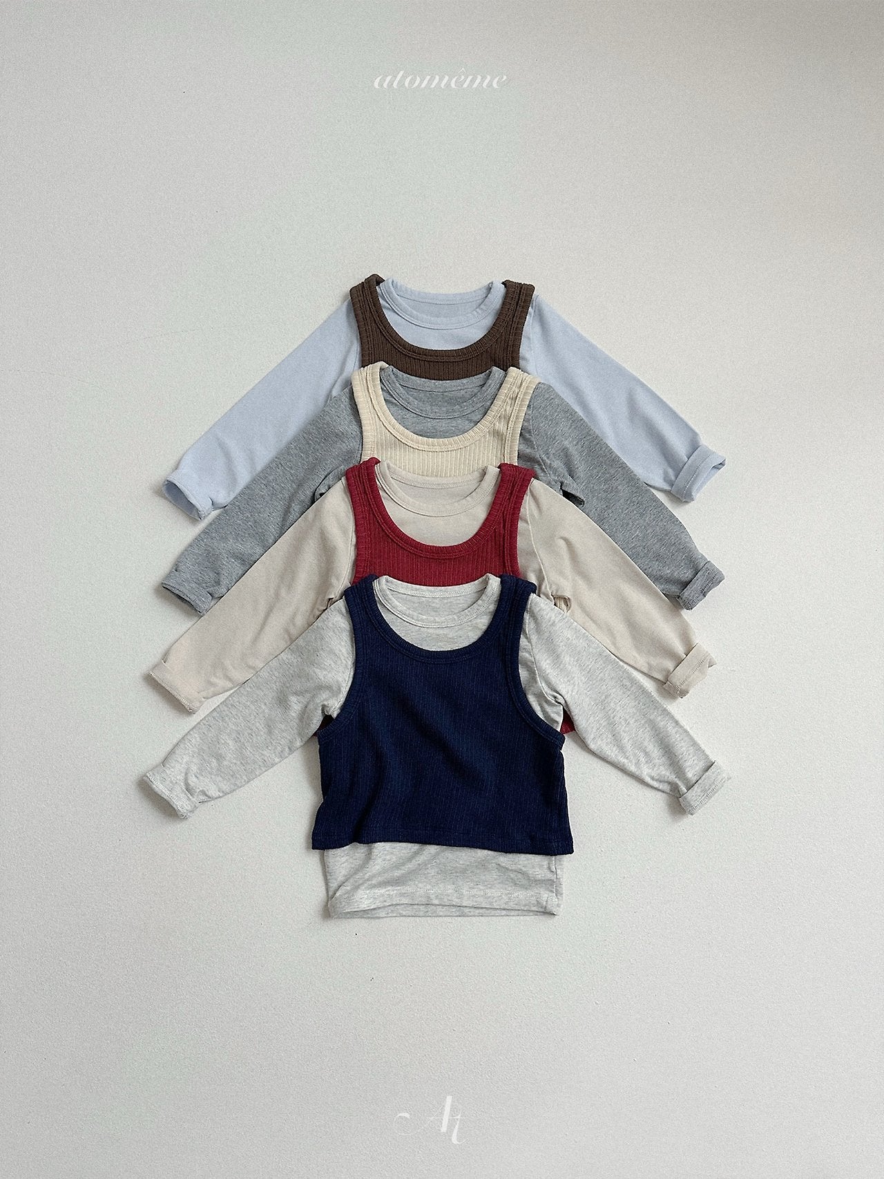 ［atomeme］Marais Layered Tee Set