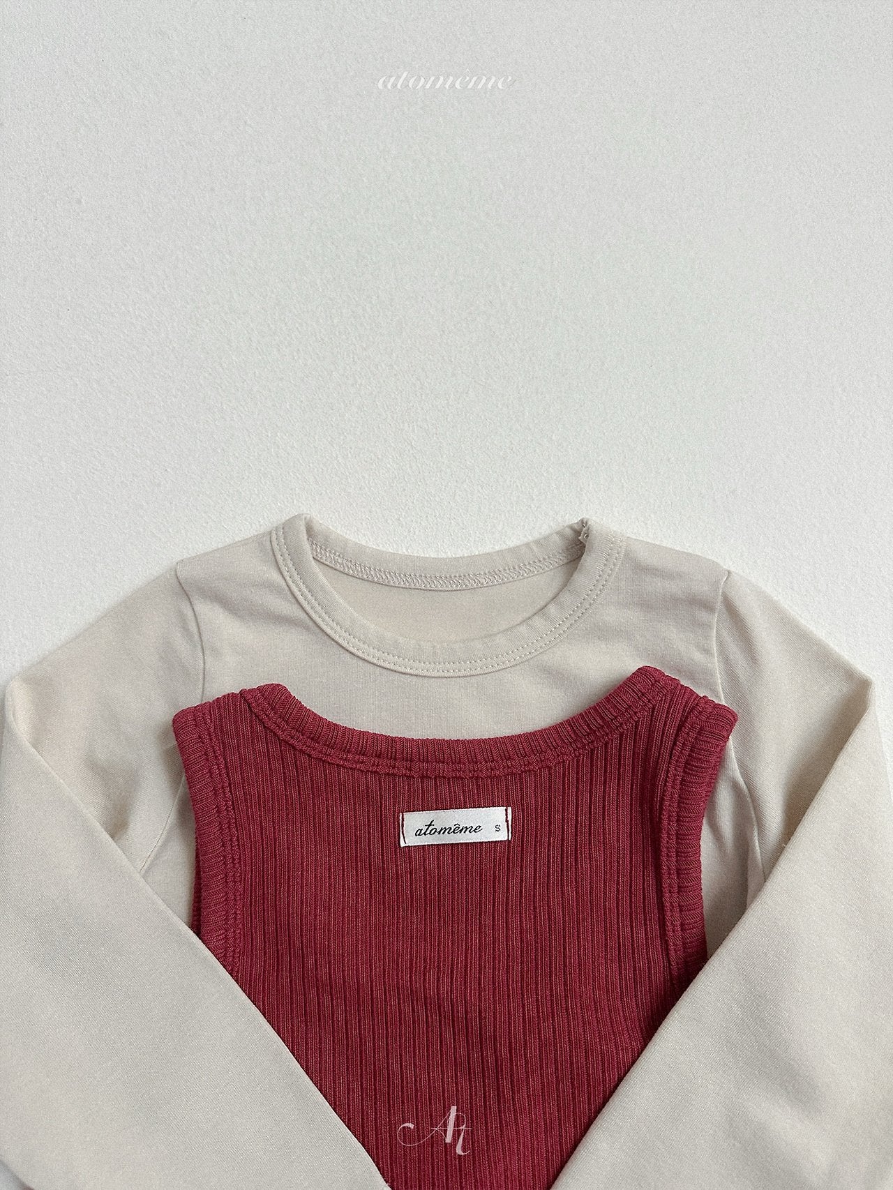 ［atomeme］Marais Layered Tee Set