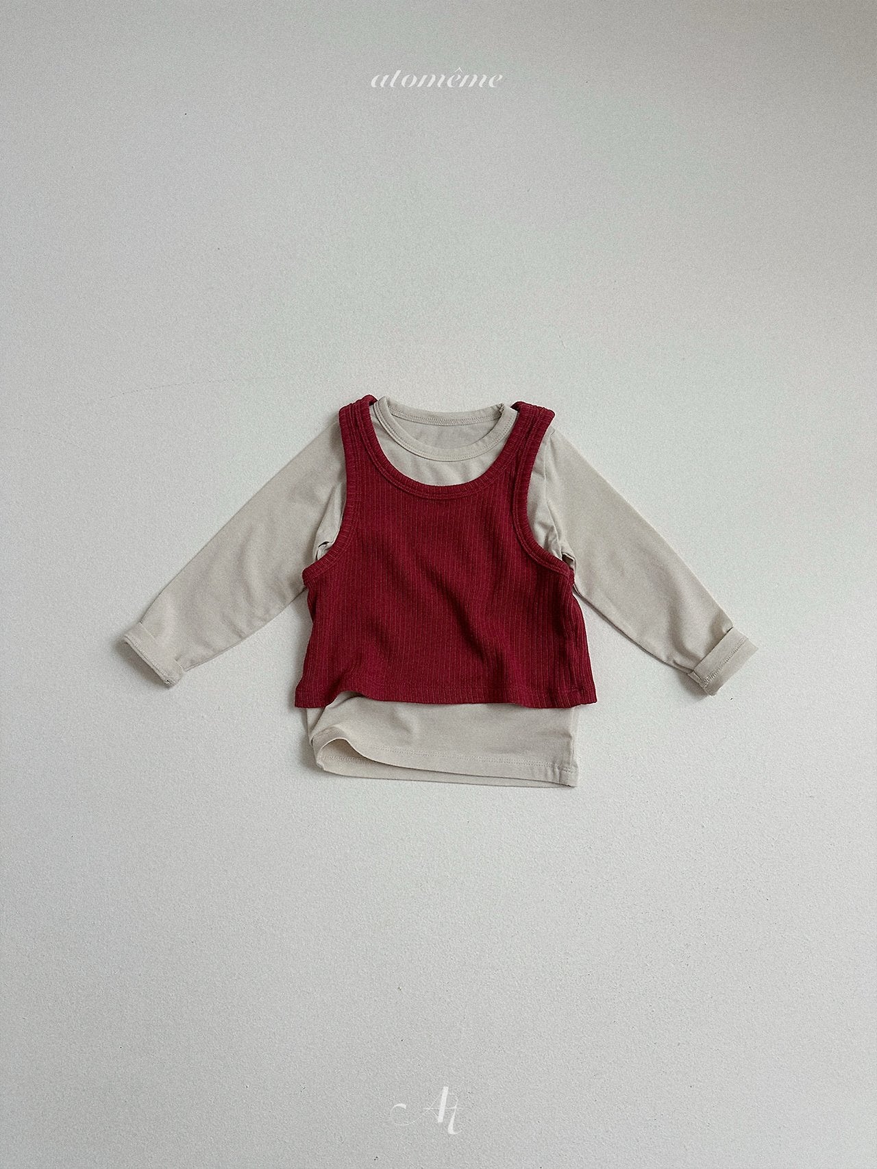 ［atomeme］Marais Layered Tee Set