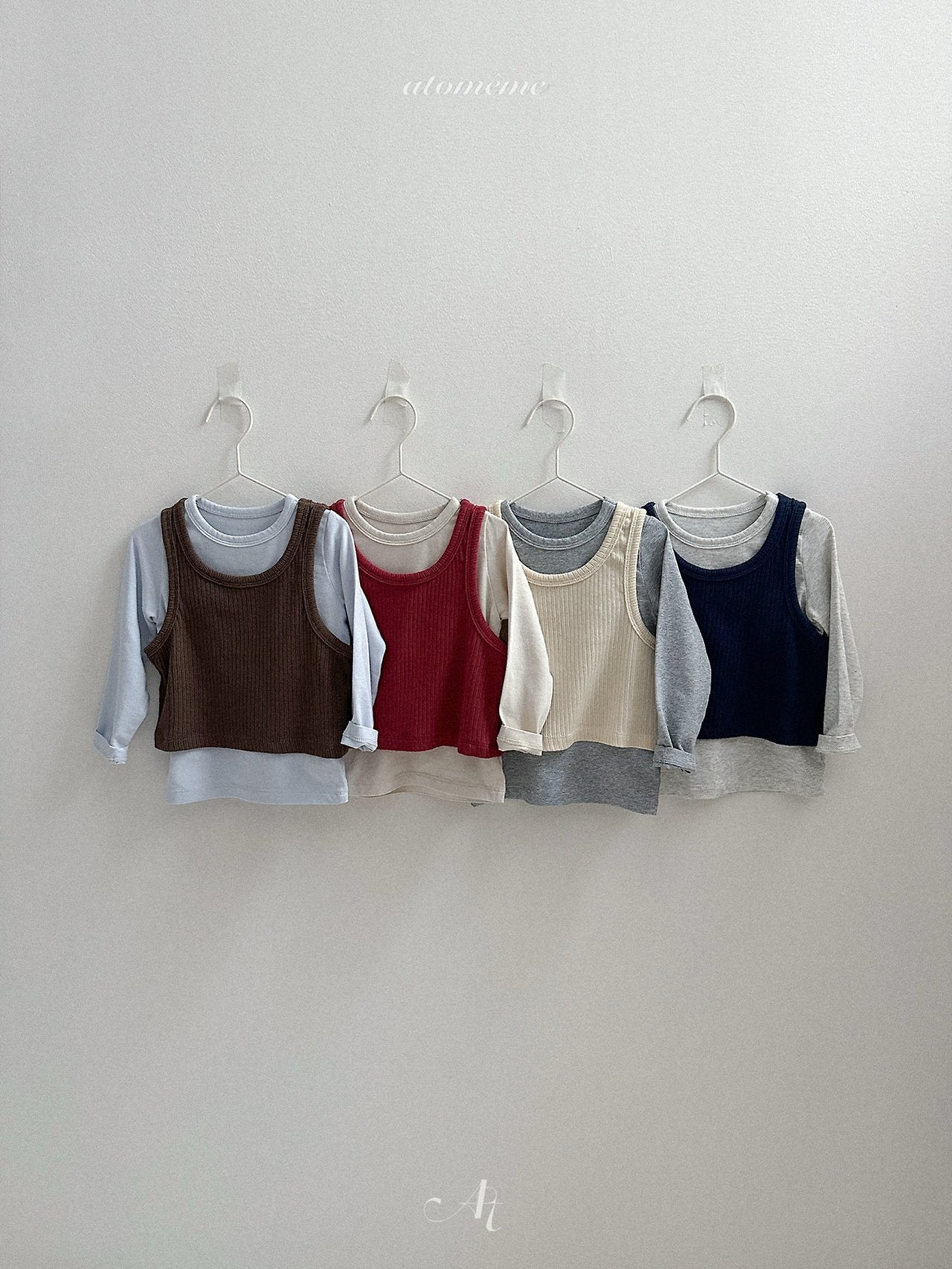 ［atomeme］Marais Layered Tee Set