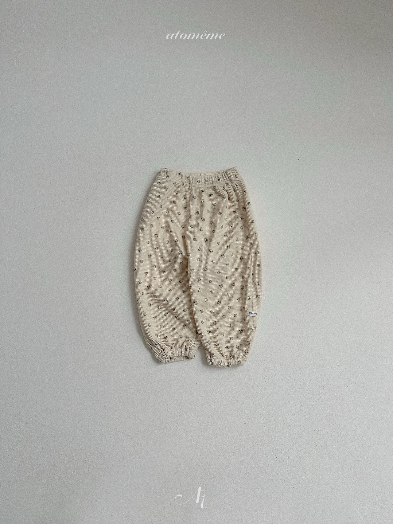 ［atomeme］Latte Waffle Pants