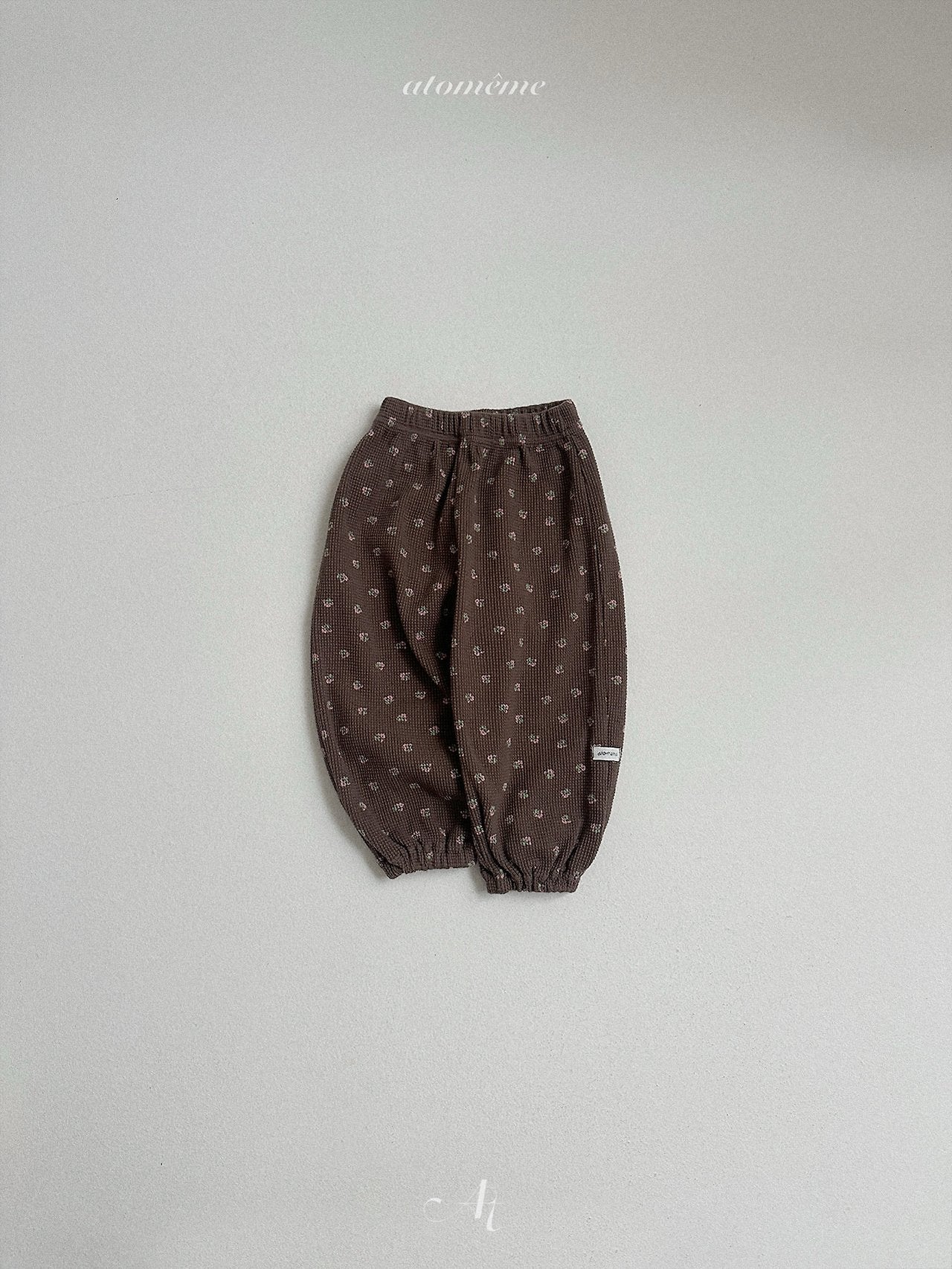 ［atomeme］Latte Waffle Pants