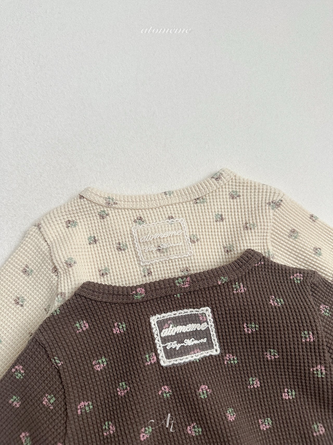 ［atomeme］Latte Waffle Tee