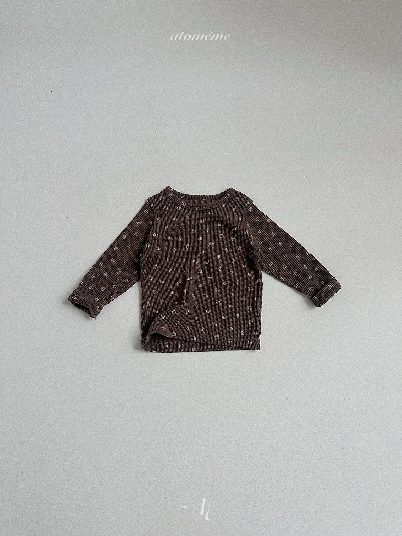 ［atomeme］Latte Waffle Tee