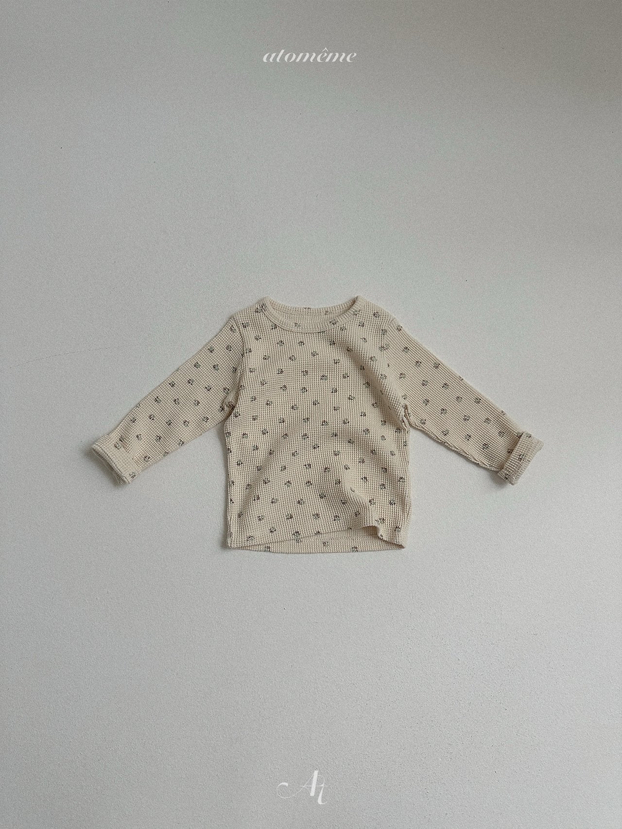 ［atomeme］Latte Waffle Tee