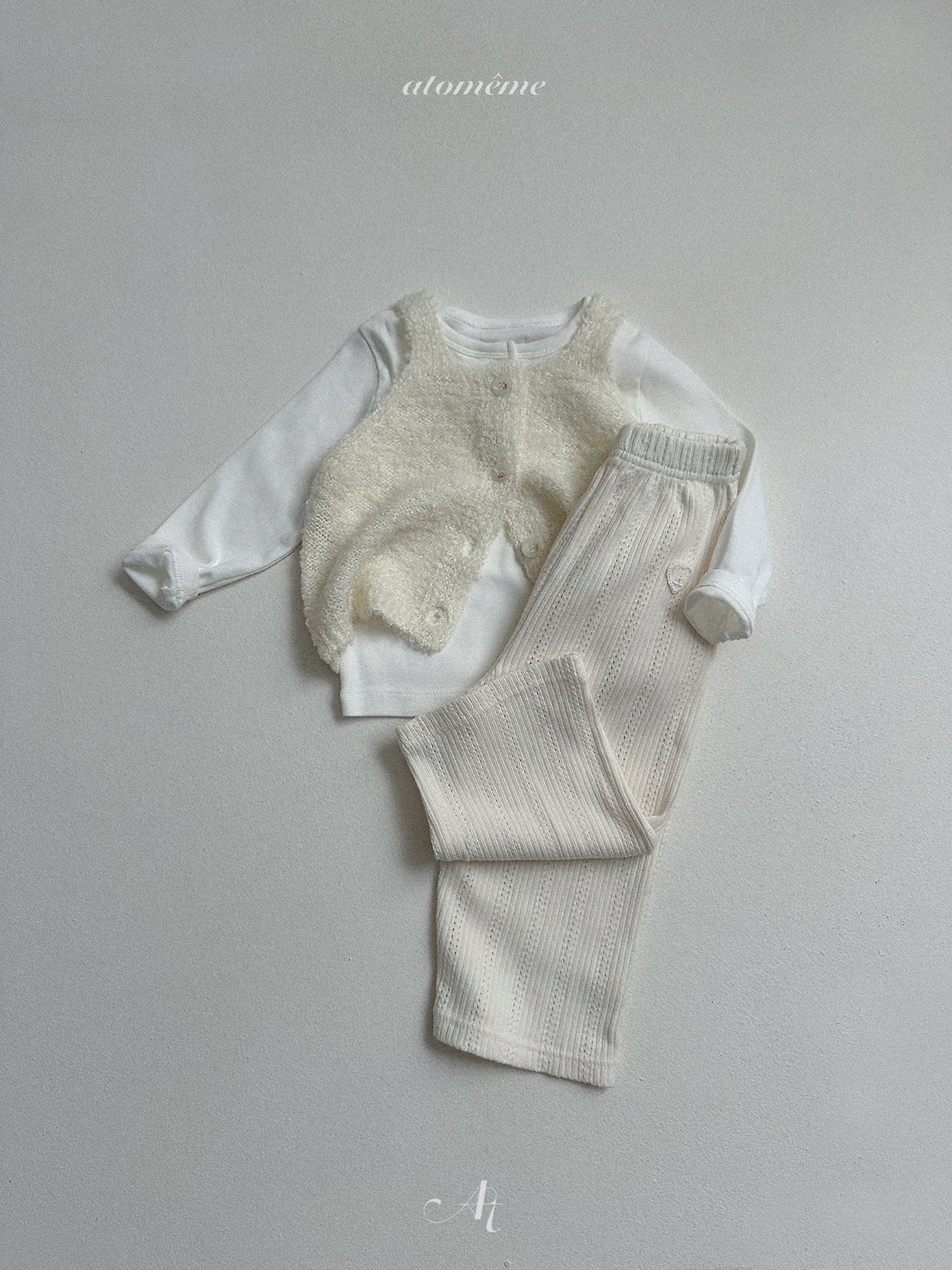 ［atomeme］Ecru Knit Bustier
