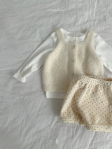 ［atomeme］Ecru Knit Bustier