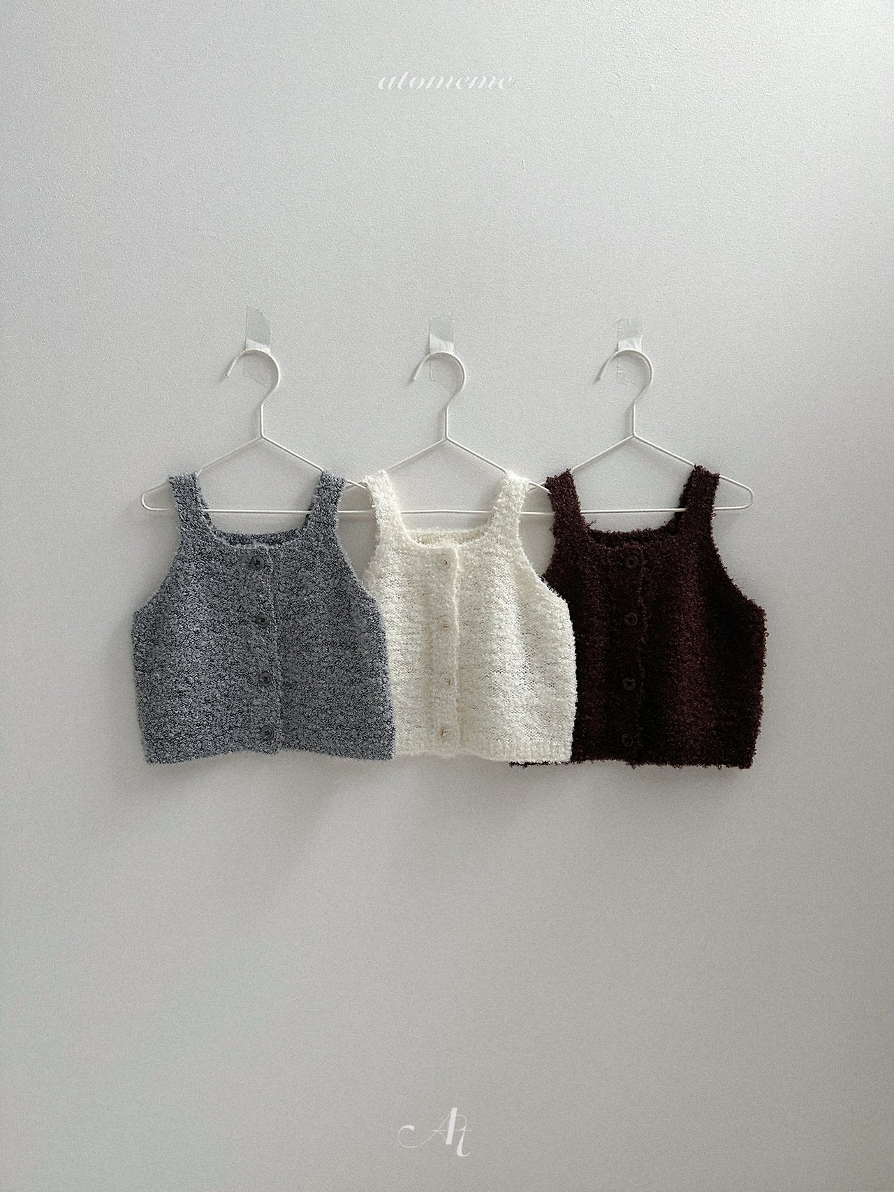 ［atomeme］Ecru Knit Bustier
