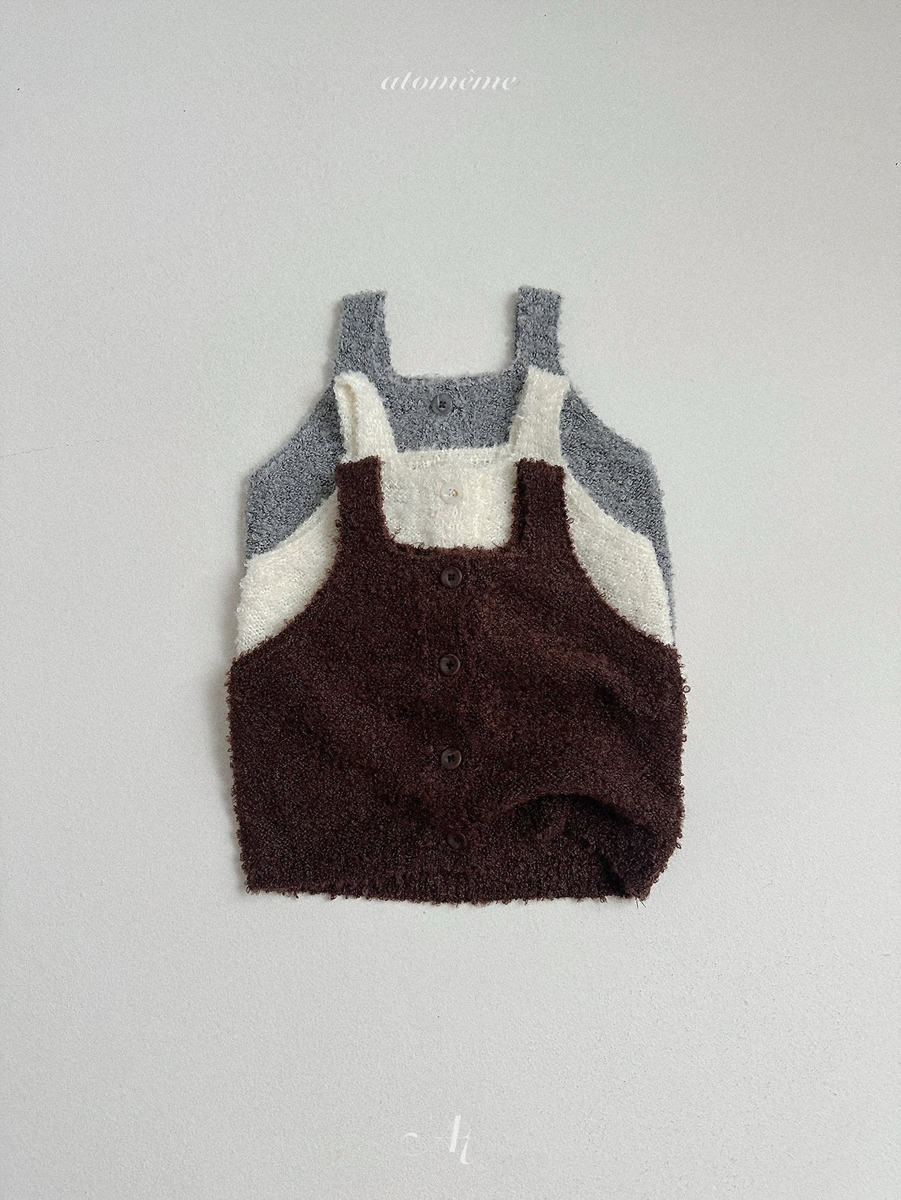 ［atomeme］Ecru Knit Bustier