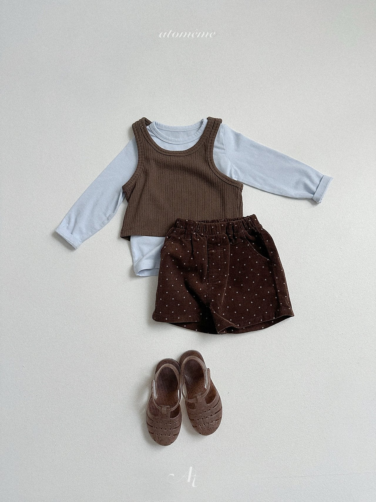 ［atomeme］Dot Corduroy Pants