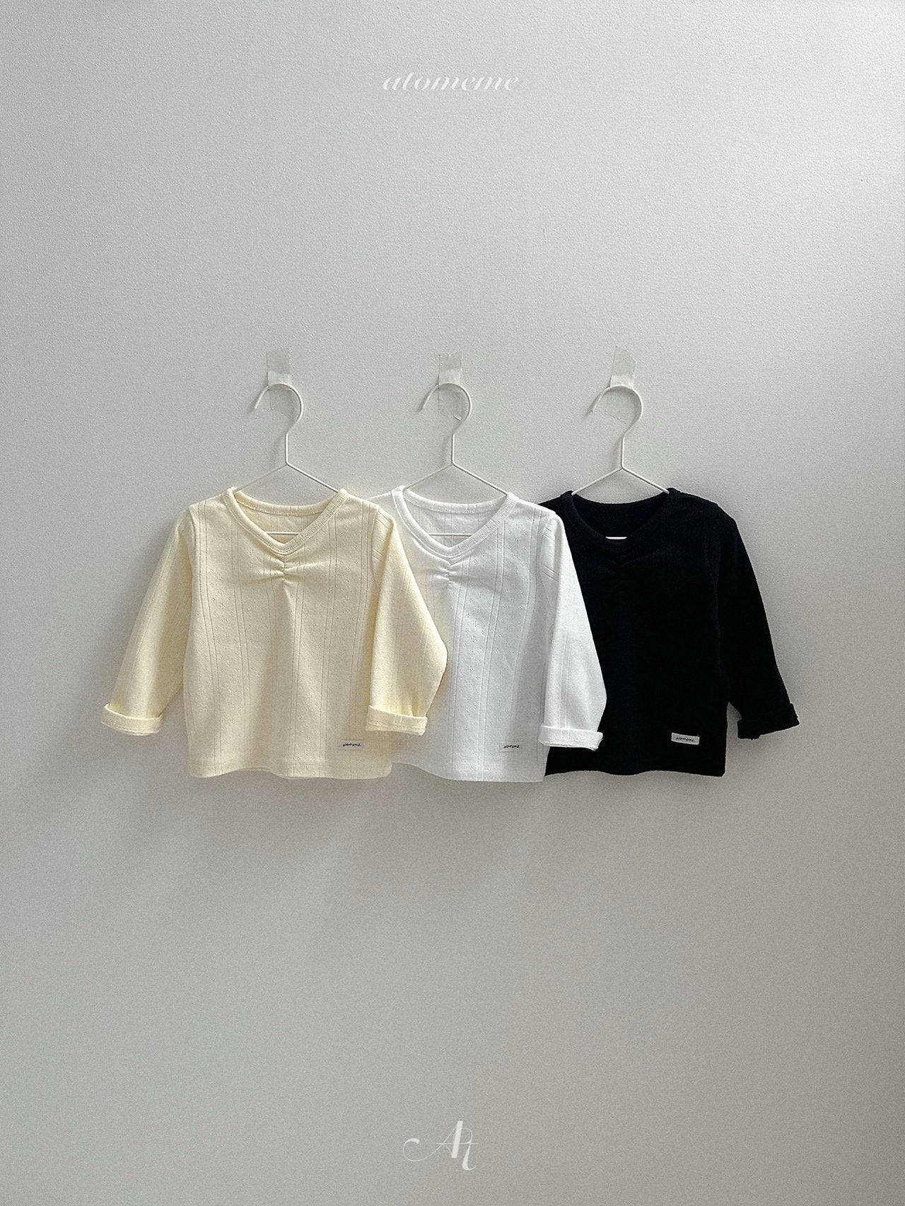 ［atomeme］Lily Shirring Tee