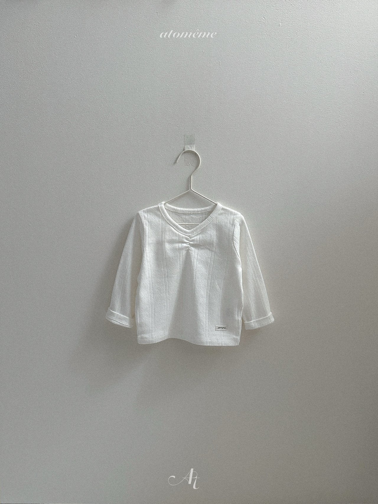 ［atomeme］Lily Shirring Tee