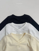 ［atomeme］Lily Shirring Tee