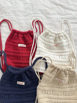 ［minirobe］Crochet Knit Bag