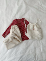 ［minirobe］Crochet Knit Bag
