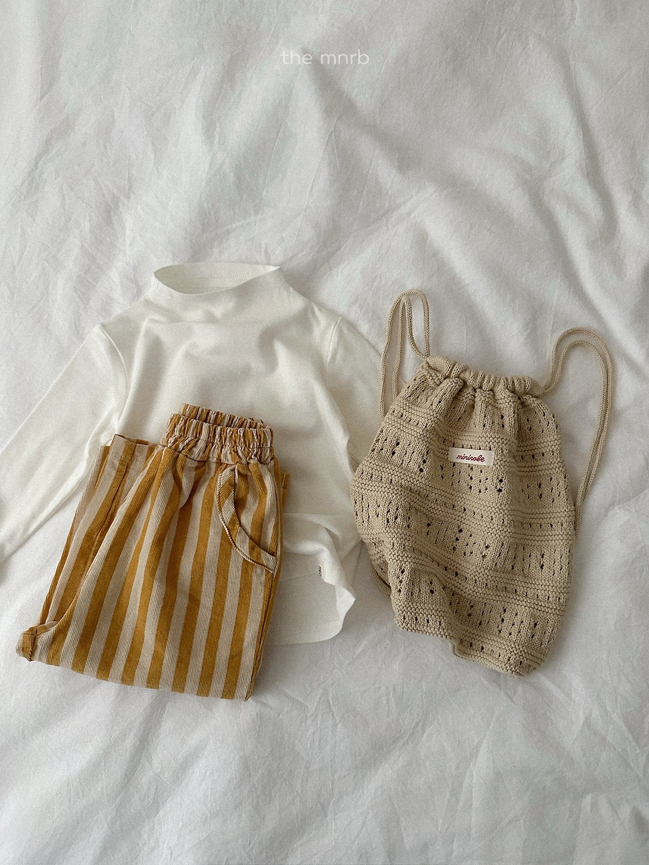 ［minirobe］Crochet Knit Bag