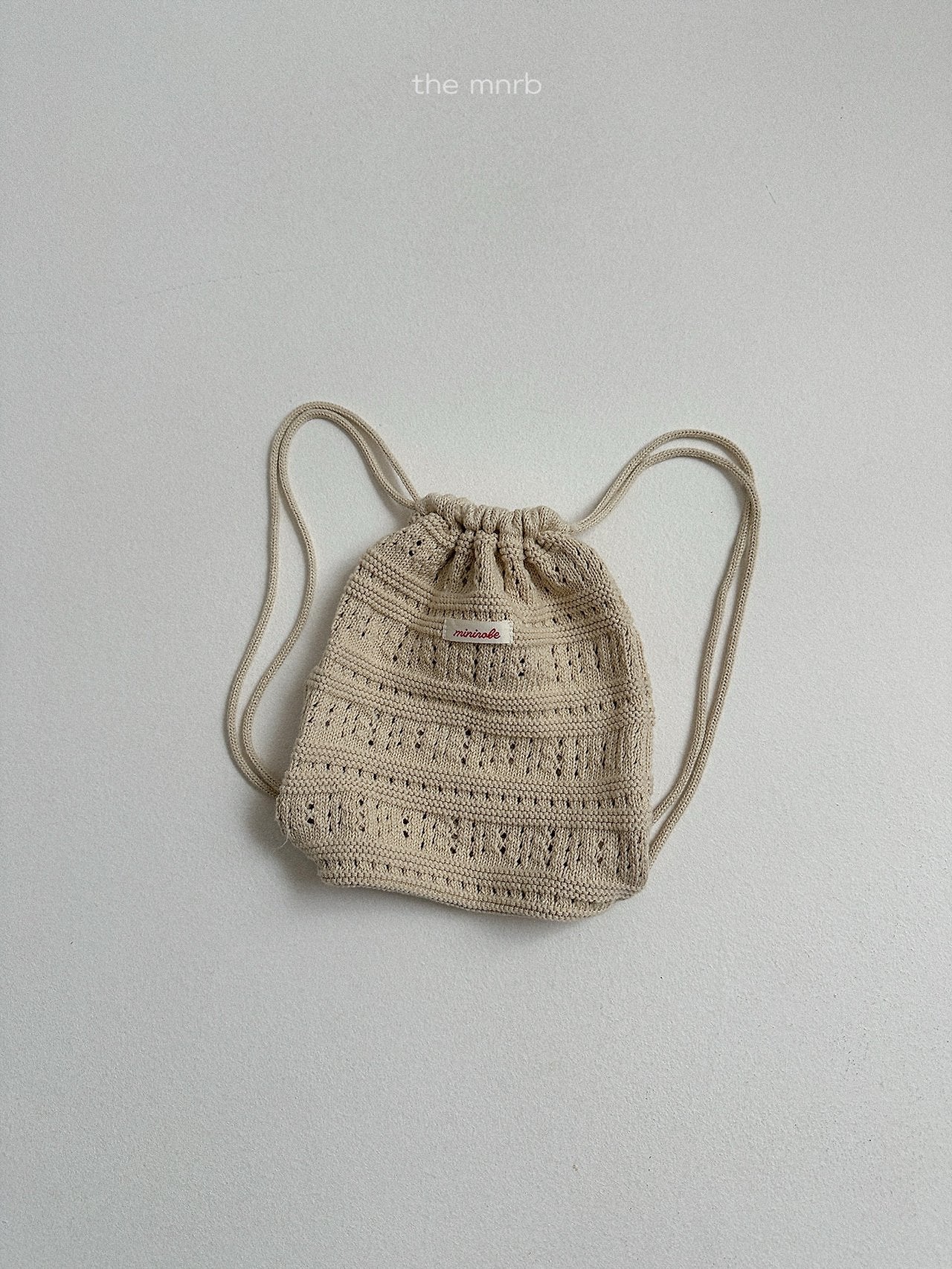 ［minirobe］Crochet Knit Bag
