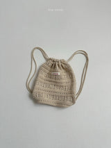［minirobe］Crochet Knit Bag