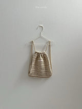 ［minirobe］Crochet Knit Bag