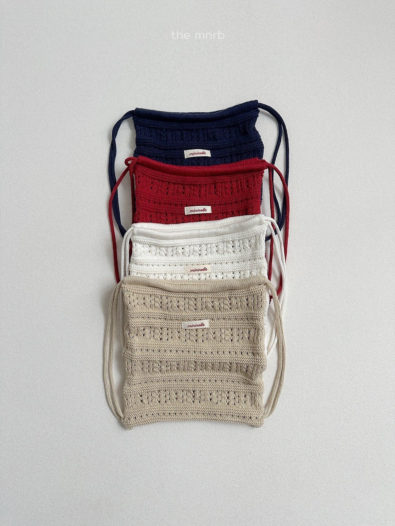 ［minirobe］Crochet Knit Bag