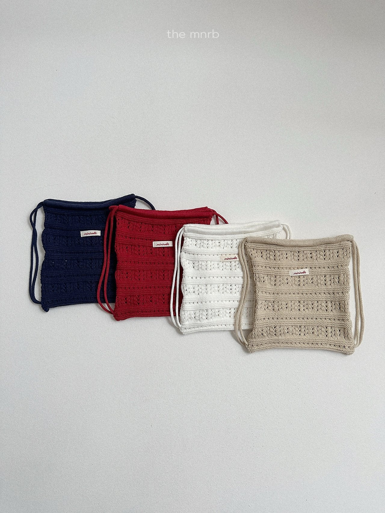 ［minirobe］Crochet Knit Bag