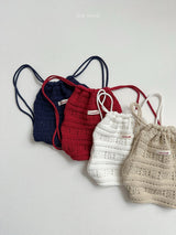 ［minirobe］Crochet Knit Bag