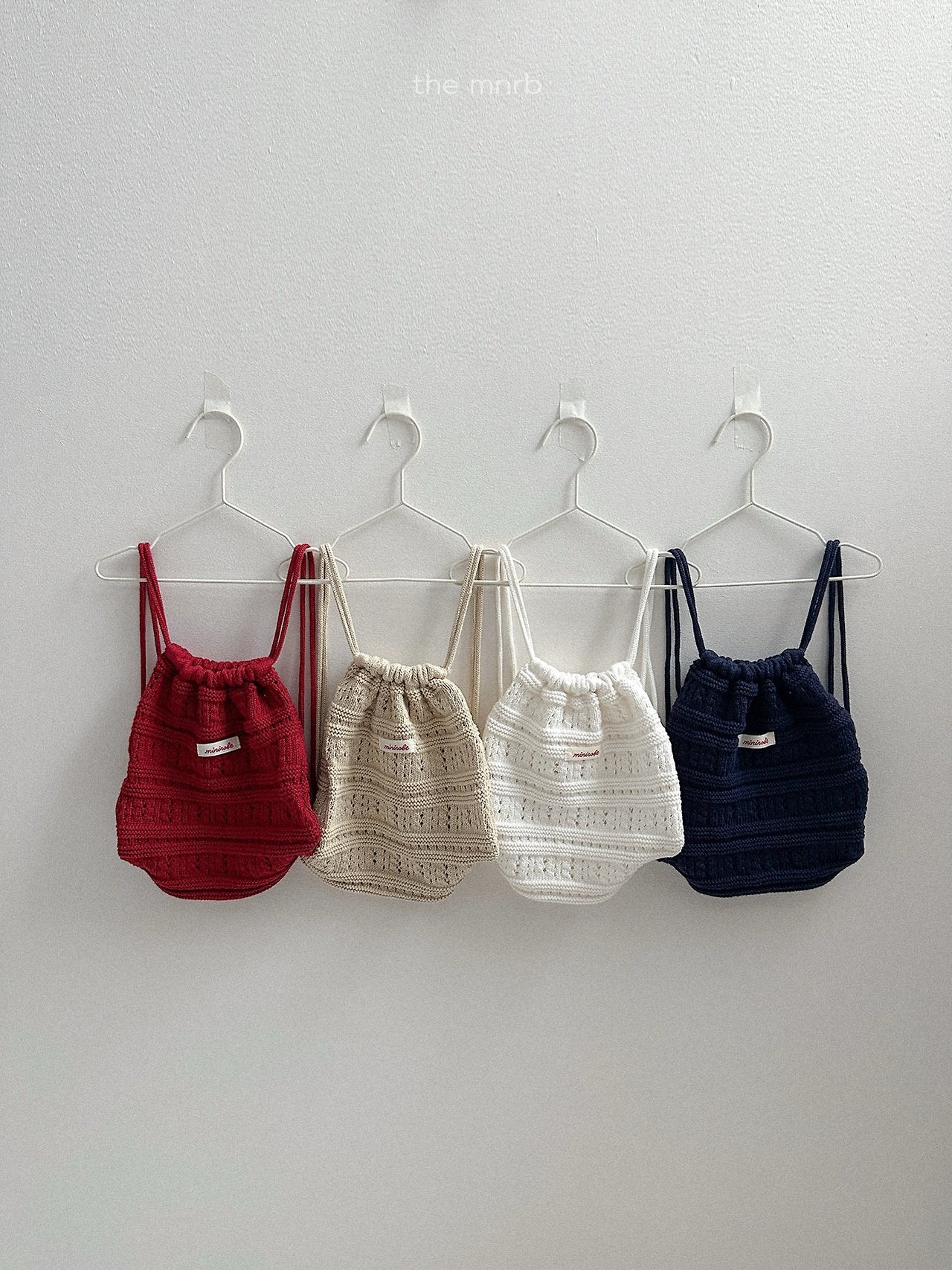 ［minirobe］Crochet Knit Bag