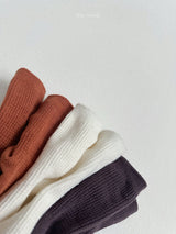 ［minirobe］Basic Waffle Socks