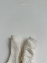 ［minirobe］Basic Waffle Socks