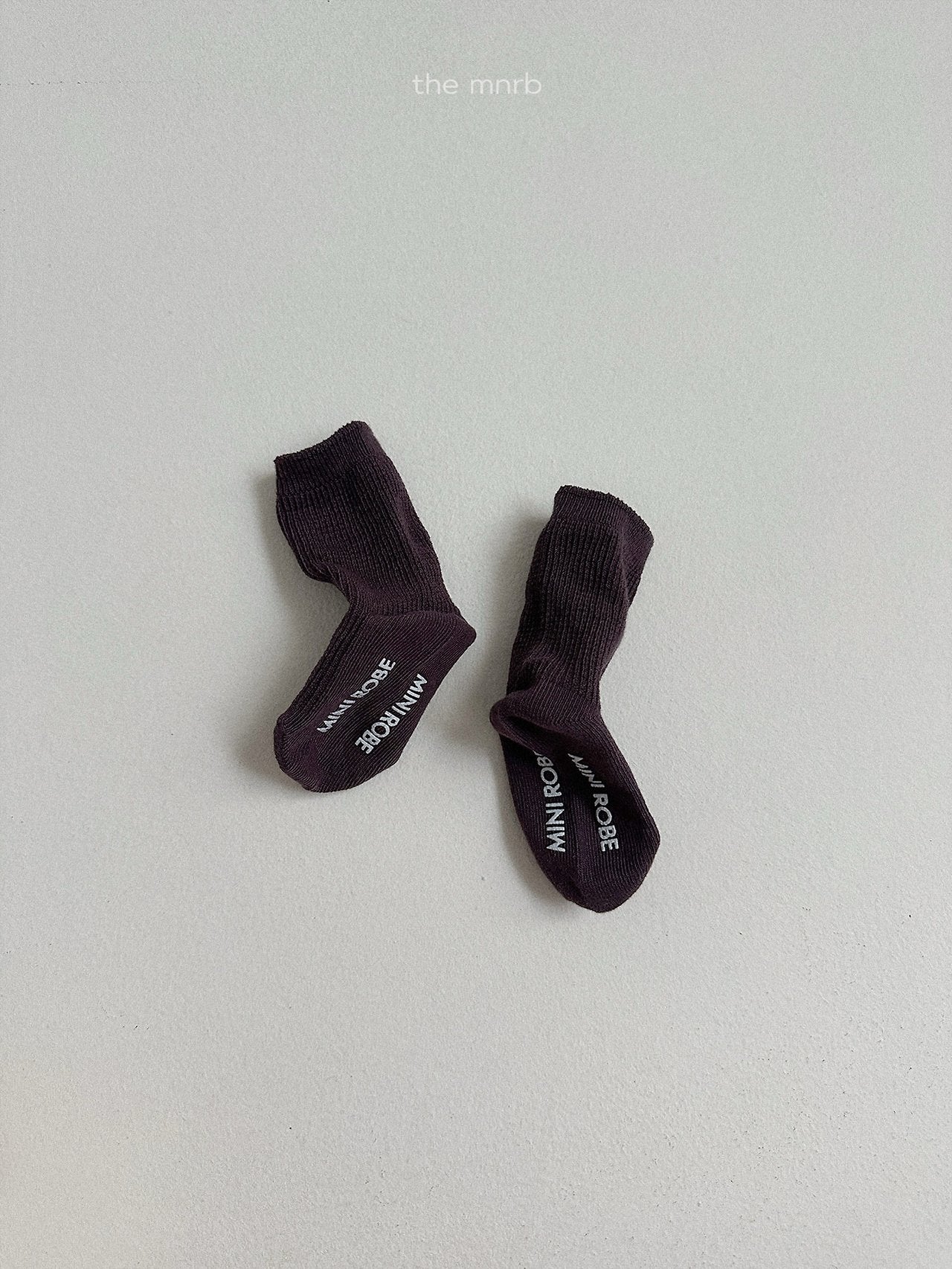 ［minirobe］Basic Waffle Socks