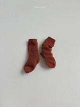 ［minirobe］Basic Waffle Socks