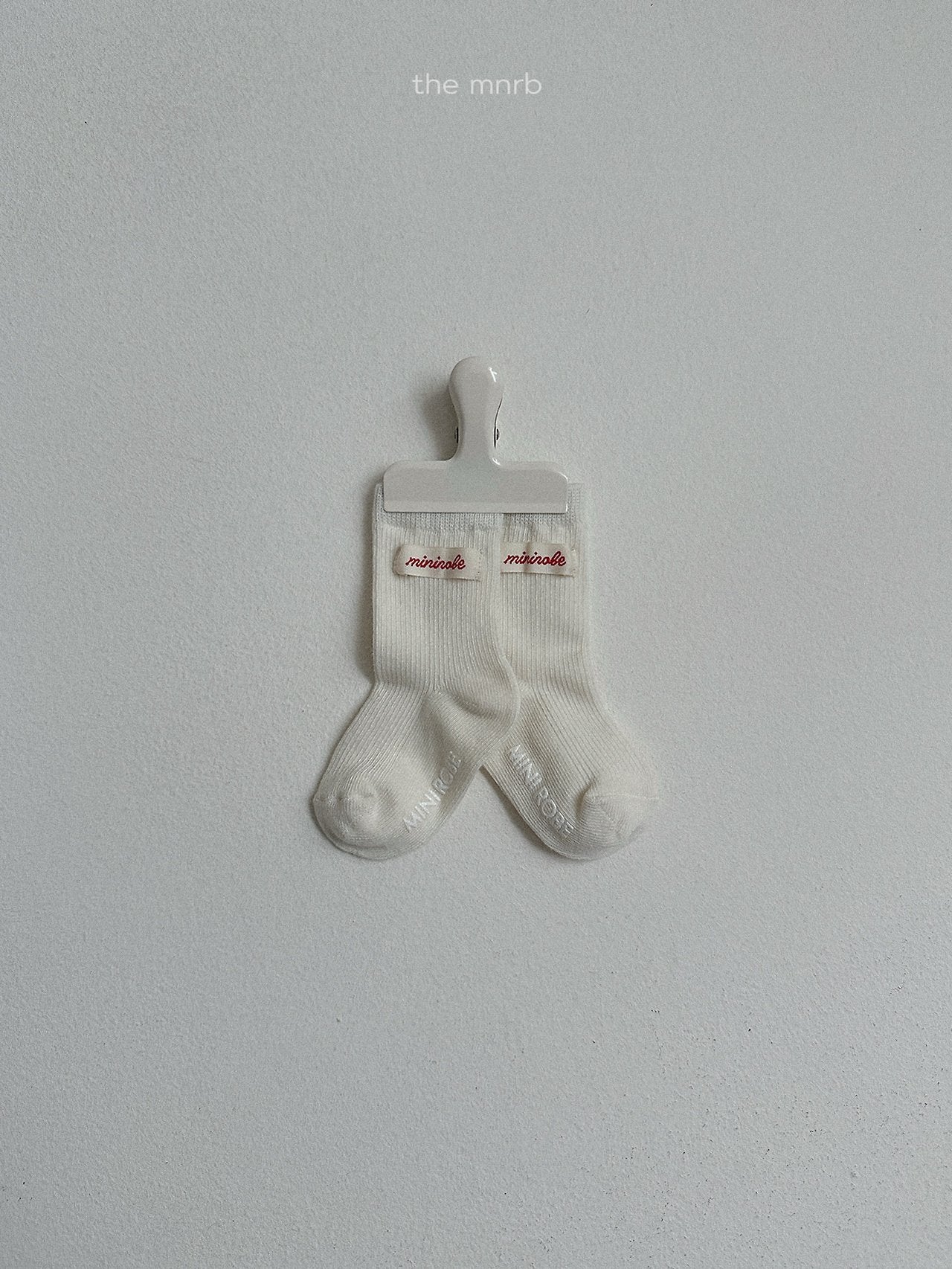 ［minirobe］Heart Logo Socks Set