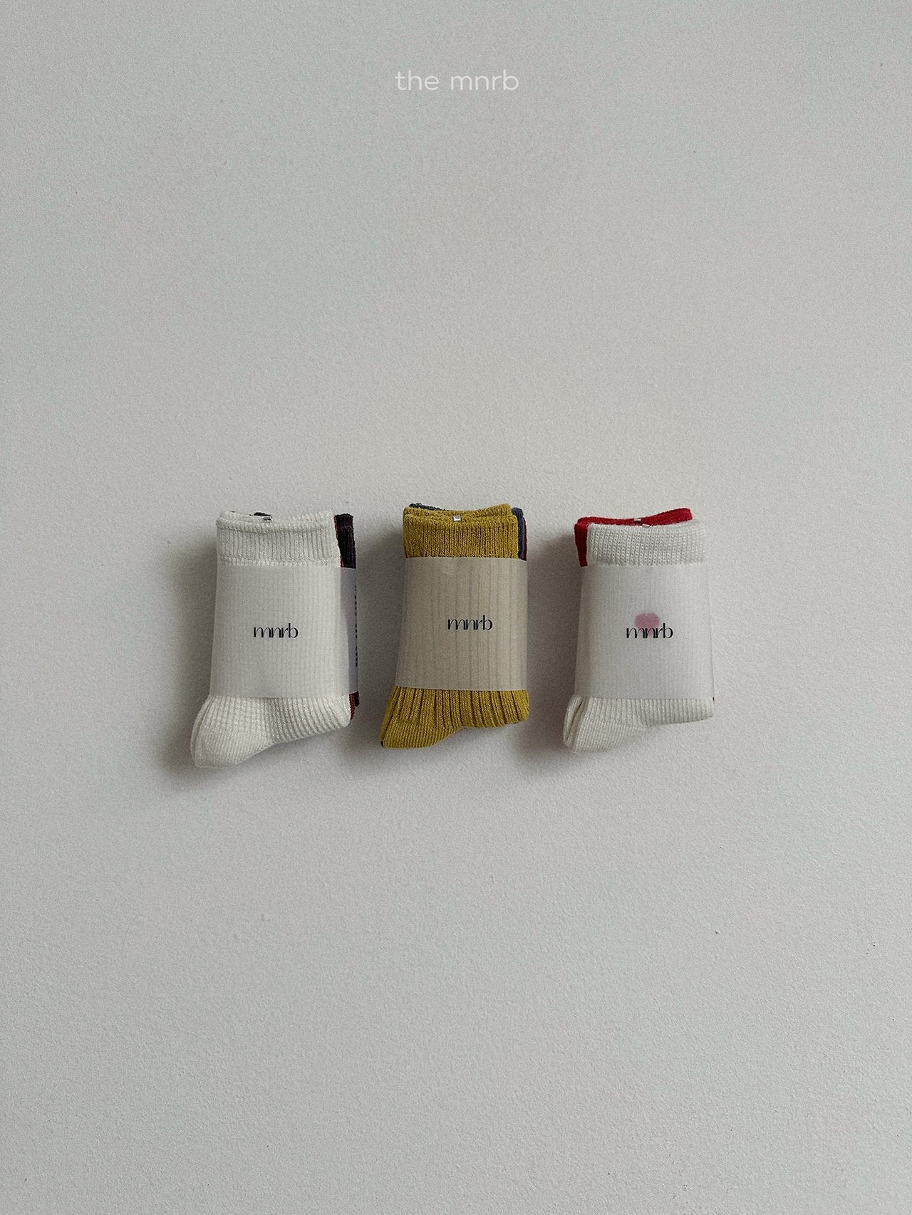 ［minirobe］Cotton Rib Socks Set