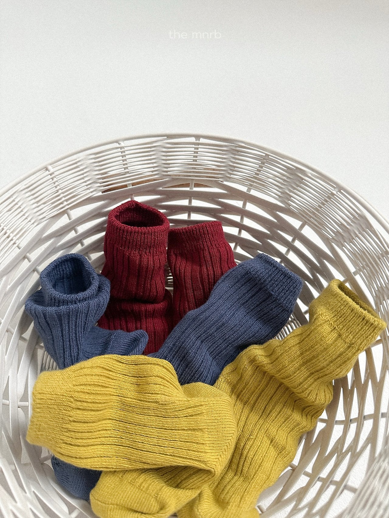 ［minirobe］Cotton Rib Socks Set