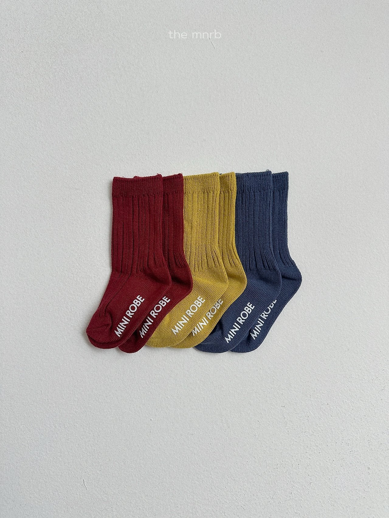 ［minirobe］Cotton Rib Socks Set