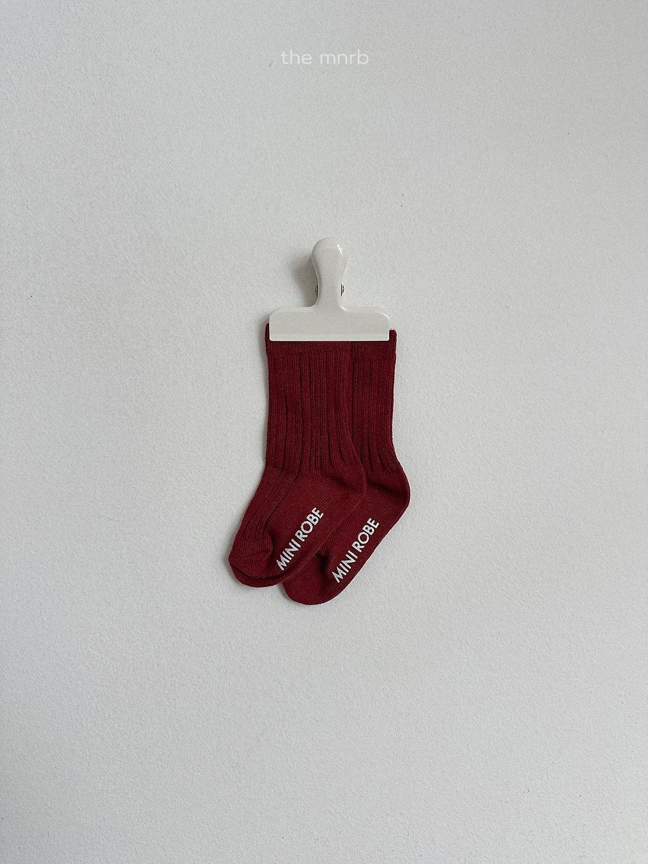 ［minirobe］Cotton Rib Socks Set