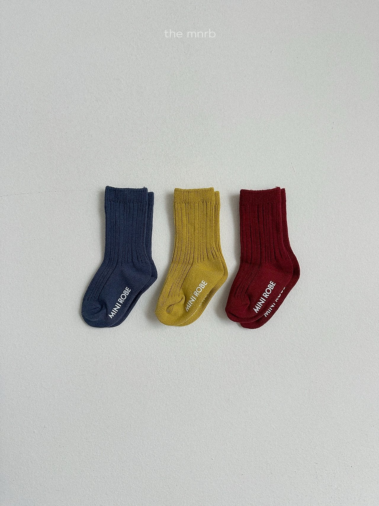［minirobe］Cotton Rib Socks Set