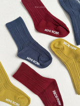 ［minirobe］Cotton Rib Socks Set