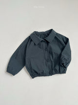 ［minirobe］Ruffle Short Trench